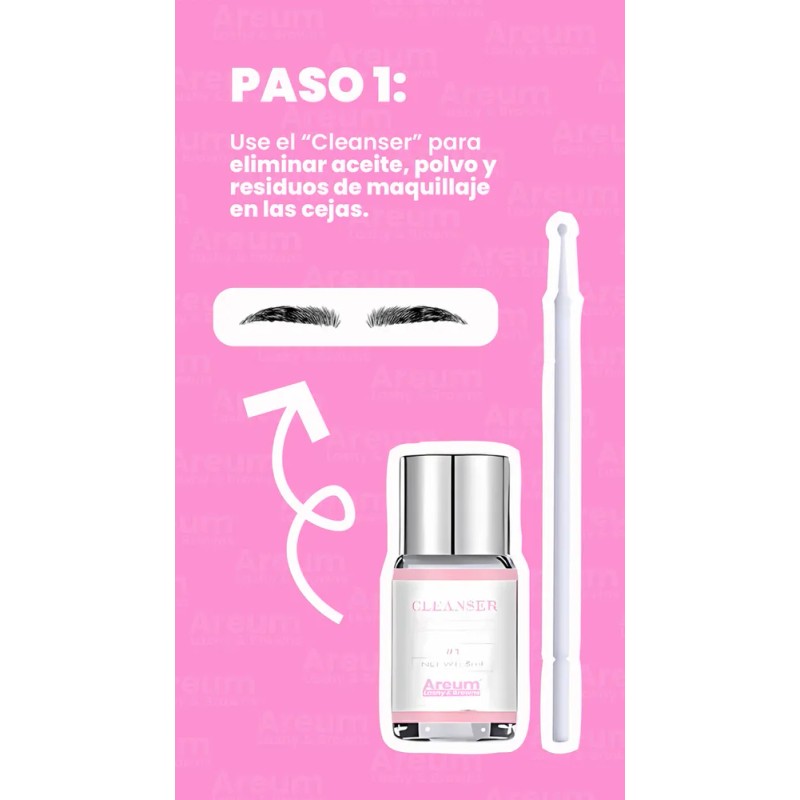 Kit Planchado De Cejas Profesional Areum Lashy & Browns