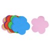 JIHUOO 24 Pcs Large Foam Flower Cutouts Assorted Foam Shapes