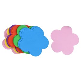 JIHUOO 24 Pcs Large Foam Flower Cutouts Assorted Foam Shapes Christmas Bulletin Board Cutouts Creative Teaching Cutouts Art Class Supplies for Kids Adults