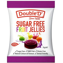 Double D Fruit Jelly Rounds 70g