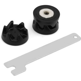 Coupling Blender Rubber Coupler Blender Coupler Replacement Parts Set for Juicer 2 Seals + Mounting Key Compatible with Standard Kitchen Mixers Replacement Part Accessories