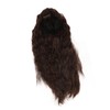 Women Long Brown Wavy Wig Heat Resistant Soft Fluffy Brown