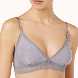 Heidi Klum Womens Heather Mist Adjustable Strap Natural Lift Bra Small NEW