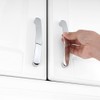 KOOFIZO 20-Pack Round Foot Cabinet Arch Pull - Chrome Furniture