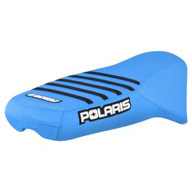 Enjoy Mfg Polaris Pro RMK Matryx Slash Seat Cover Snowmobile ALL LIGHT BLUE BLACK RIB #321