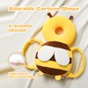 Grnstf Baby Toddler Head Protector, Baby Head Protection Backpack, Adjustable（Bee）