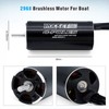 Brushless RC Boat Motor, Surpass Hobby 2968 6500KV Brushless Motor