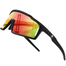 DUCO Cycling Sunglasses for Men Women Polarized Sports Sunglasses UV400 Baseball Sun glasses Anti Scratch Goggles DC0040