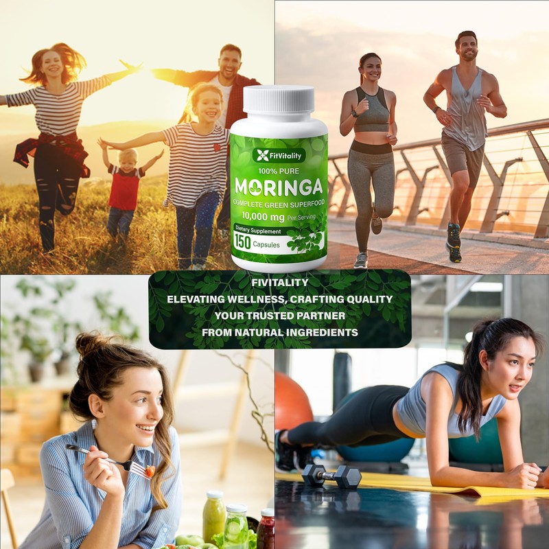 Moringa Capsules| 150 Capsules| Moringa Oleifera | Pure & Natural|