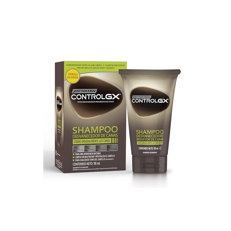 Just for Men Control Gx Shampoo Desvanecedor Progresivo De Canas,