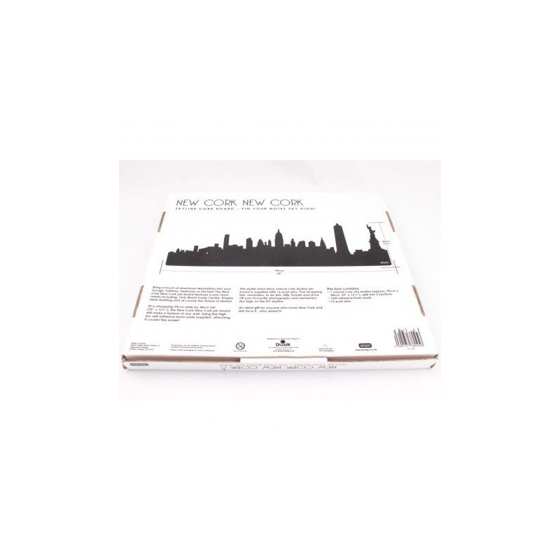 New York Skyline Cork Board New Cork New Cork Notice