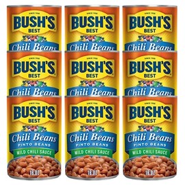 Bush's Best Mild Chili Beans - Pinto, 16 OZ (Pack of 9)