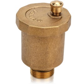 Valvola Di Sfiato Aria Automatica Unidirezionale in Ottone, G1 / 2" Sfiato Automatico a Rilascio Rapido in Ottone Lucido, Valvola Automatica, Protezione D'ottone Della Con Filettatura Maschio