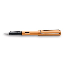 LAMY AL-Star 027 Fountain Pen - Bronze Aluminium Fountain Pen with Transparent Grip and Steel Nib - Nib Size EF