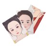 WOONEKY 3pcs Reusable Makeup Practice Face Board Washable Templates for