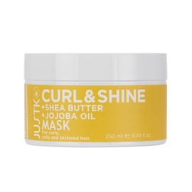 JustK Shea Butter & Jojoba Oil Curl & Shine Hair Mask 250ml