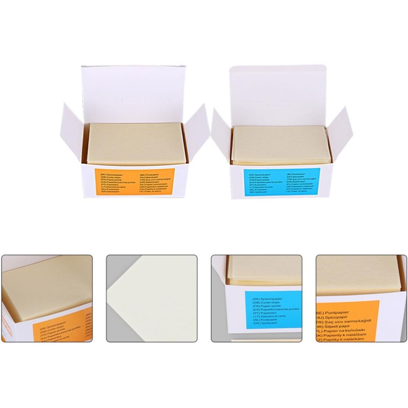 2 Cajas Papel Desechable para Permanente, de Peluquería, 2 Papel
