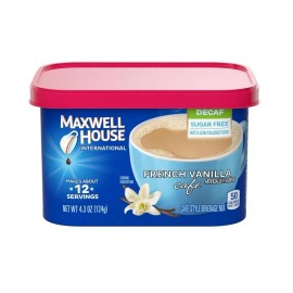 Maxwell House International Sugar-Free French Vanilla Café-Style Decaf Instant C