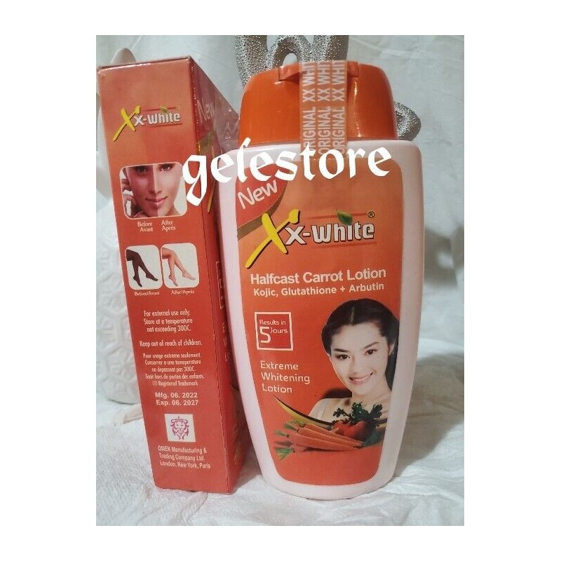 OMEK XX-WHITE HC CARROT Body Lotion. 100% Response 5 Days.