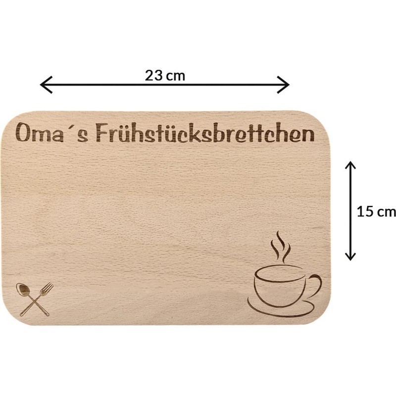 Breakfast Board / Breakfast Board with Engraving-Gift for NAN Wooden