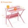 ODK Small Desk, 27.5 Inch Computer Desk for Small Spaces,