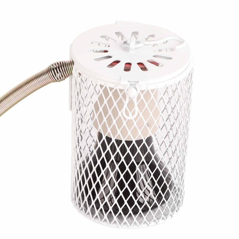 E27 Reptile AntiScald Lampshade and Heating Bulb Set Reptile Heat