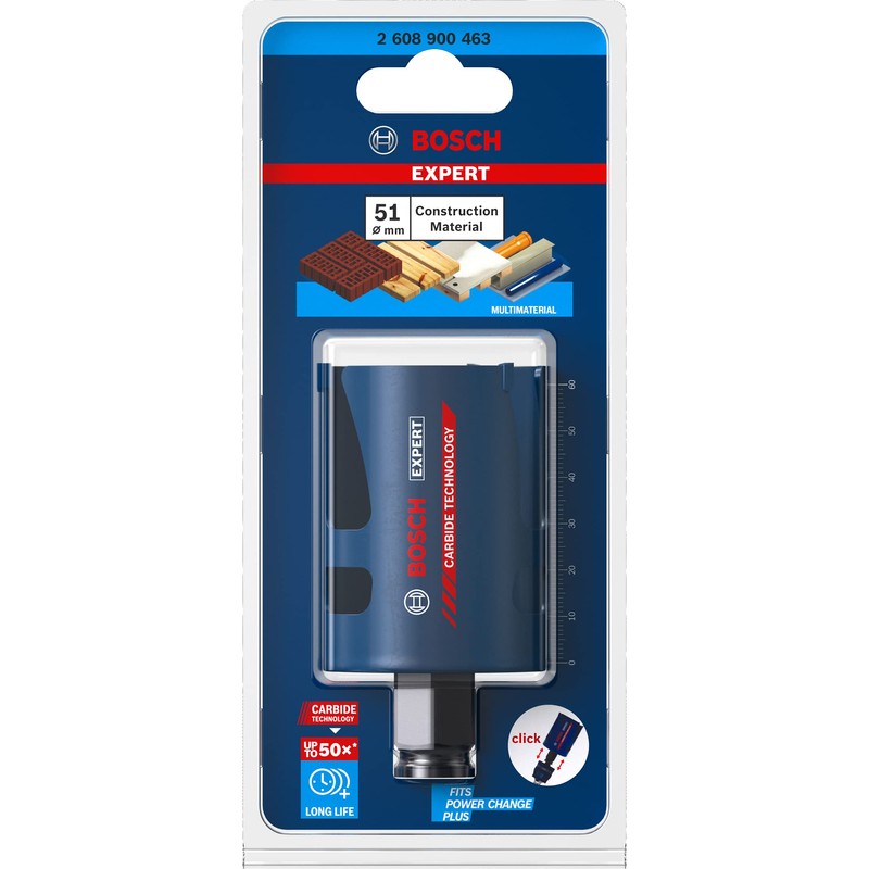 Bosch Professional 1x Expert Construction Material Hole Saw (for Softwood,