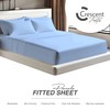 Egyptian Cotton Fitted Sheets 25cm Deep Mattress Pocket 200 Thread