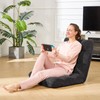 Avocahom Folding Floor Gaming Chair, 14-Position Adjustable Backrest, Skin-Friendly Flannel