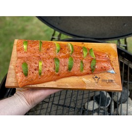 BBQ-Toro Smoking Board Made of 100% Beech Wood (Pack of 2) | 30 x 15 x 1 cm | Grill Board for Generating Smoke Flavours for Fish, Meat, Vegetables, Baked Goods | Plank for Grilling, BBQ, Baking