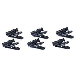 STOBOK 6 pcs 360 Earbud Clips for Shirt Clip Headphones Wire Clip Earbud Cord Clip Clips for Earphone Wire Earbud Cable Clips Headphones Clothing Clip Clothing line to Rotate Wired