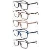 zooxsky 5 Pack Reading Glasses for Women/Men Blue Light Blocking