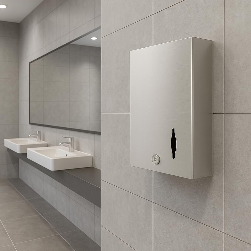 Chabrias Stainless Steel Paper Towel Dispenser Wall Mount – Multi-Fold