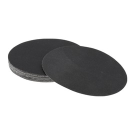 X AUTOHAUX Sandpaper Hook & Loop Sanding Sheets 225x225mm Black 100 Grit Efficient Grinding and Polishing Automobile Manufacturing and Repair Metal Processing