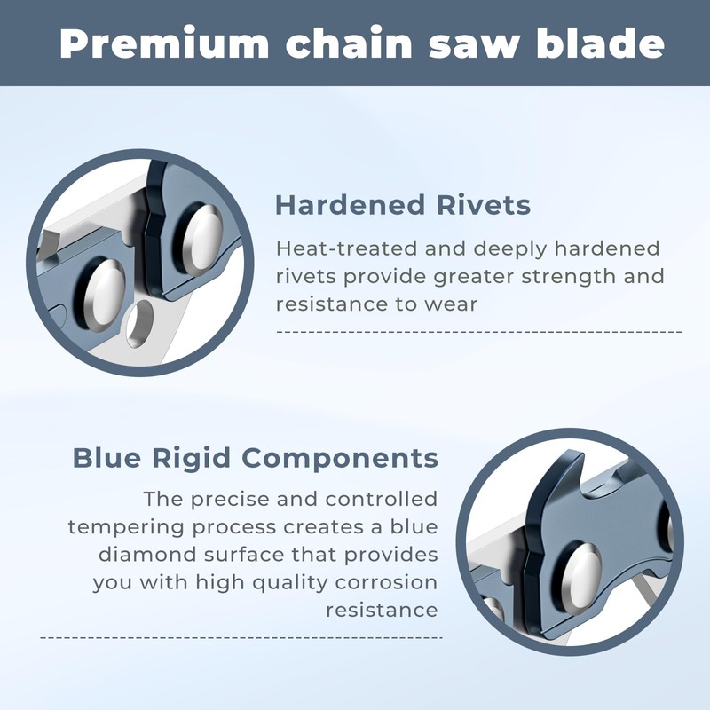 14" Chainsaw Chain Replacement for EGO Chain Saw CS1400,CS1401,CS1403,AC1400 Chainsaw