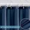 Furlinic Shower Curtain Mould Proof Resistantand Waterproof Washable Polyester Fabric
