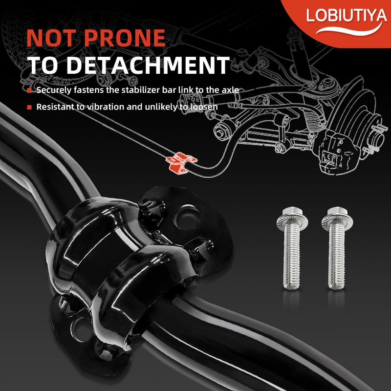 LOBIUTIYA 52110141AB 928-563 Front Stabilizer Sway Bar Brackets with Bushings