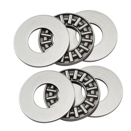 PZRT 2 Sets Thrust Needle Roller Bearings 8-21mm Thrust Needle Roller Bearing with Two Washers