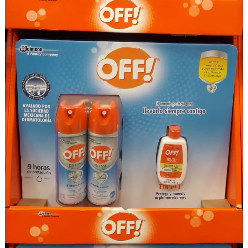 OFF! Off Deffense Repelente De Insectos 2 De 170gr +