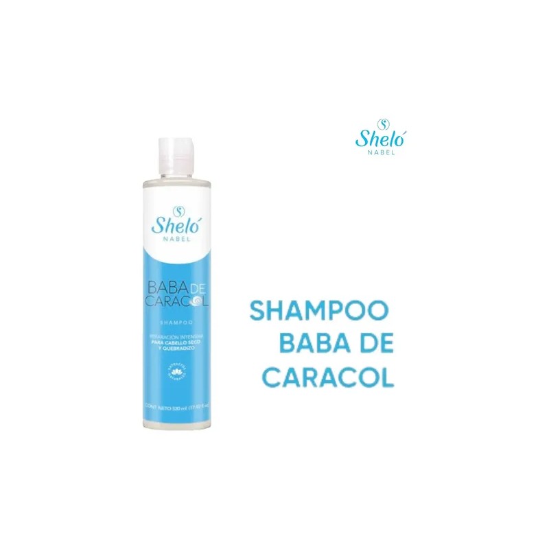 Shampoo Baba De Caracol Con Colageno Shelo Nabel 530ml.