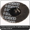 Hiqalty 50PCS 3 inch Sanding Disc Roll Lock R-Type Sandpaper