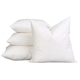 A1 Home Collections Throw Alternative Pillow Insert White, 22" X 22"