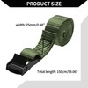 Hihaha Ratchet Tie Down Straps/Heavy Duty Tensioning Belts Motorcycle Trailer