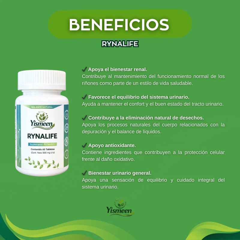 Yismeen Rynalife Nefrovita Apoyo Renal Mes Sabor