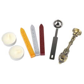 Samyo Creative Romantic Stamp Maker Classic Old-Fashioned Style Brass Color Wax Seal Sealing Stamp Vintage Antique Alphabet Initial Letter Set - (Letter O)