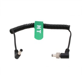 Right Angle DC 2.5mm to Locking DC 2.5mm Power Cable for Video Devices PIX-E, SmallHD, Atomos 7" Monitor