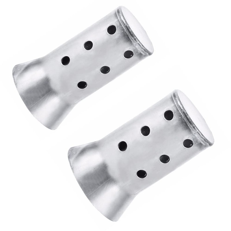 TOTMOX 1 Piece Silencer Silver Insert Universal Detachable Motorcycle Exhaust