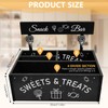 Kuabiz Snack Organizer for Countertop Wooden Snack Bar Container 4