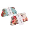 Oyachic 2 Packs Coin Purse Cell Phone Pouch Rose Pattern