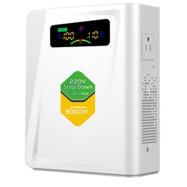 Power Converters 220v to 110v Step Down Transformer Voltage 3000w, No Noise, Ten Protection Functions, Suit for Air Fryer, Coffee Maker,for US Appliance Used in Europe